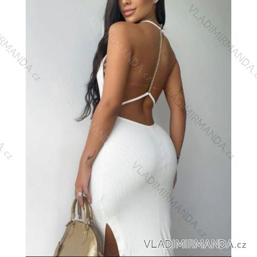 Šaty letní na ramínka dámské (S/M ONE SIZE) ITALSKÁ MÓDA IMPBB22B21841