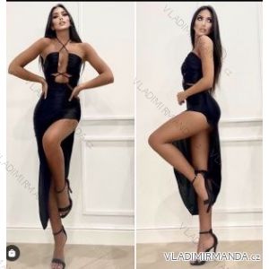 Šaty letní na ramínka dámské (S/M ONE SIZE) ITALSKÁ MÓDA IMPBB22B21841