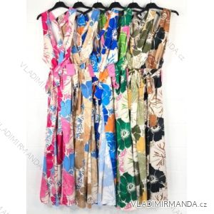 Šaty letní na ramínka dámské (S/M ONE SIZE) ITALSKÁ MÓDA IMPBB22B21841