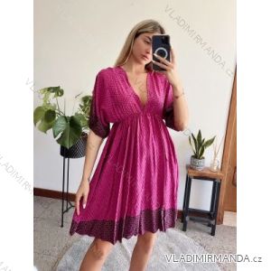 Šaty letní na ramínka dámské (S/M ONE SIZE) ITALSKÁ MÓDA IMPBB22B21841