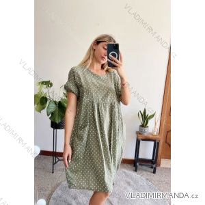 Šaty letní na ramínka dámské (S/M ONE SIZE) ITALSKÁ MÓDA IMPBB22B21841