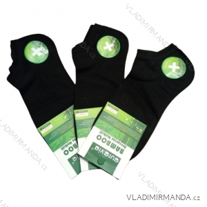 Ponožky kotníkové dámské bambusové (černá/35-41) AURA.VIA NND835