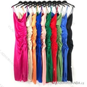 Šaty dlhé letné na ramienka dámske (S/M ONE SIZE) TALIANSKA MÓDA IMPBB22O5527