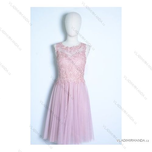 Šaty letní na ramínka dámské (S/M ONE SIZE) ITALSKÁ MÓDA IMPBB22B21841