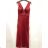 Šaty dlouhé elegantní bez rukávu dámské (S/M ONE SIZE) ITALSKÁ MÓDA IMPSH2480138 bílá S/M