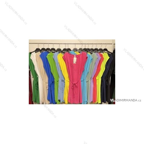 Šaty letní na ramínka dámské (S/M ONE SIZE) ITALSKÁ MÓDA IMPBB22B21841