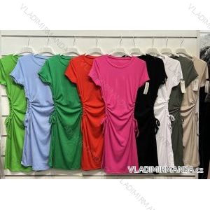 Šaty letní na ramínka dámské (S/M ONE SIZE) ITALSKÁ MÓDA IMPBB22B21841