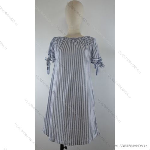 Šaty letní na ramínka dámské (S/M ONE SIZE) ITALSKÁ MÓDA IMPBB22B21841
