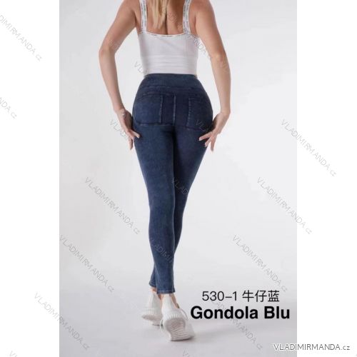 Long leggings WOMEN'S LEATHER (UNI S-M) ITALIAN FASHION IMM20FD3063