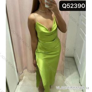 Šaty elegantné letné na ramienka dámske (S/M ONE SIZE) TALIANSKA MÓDA IMM22FS52390