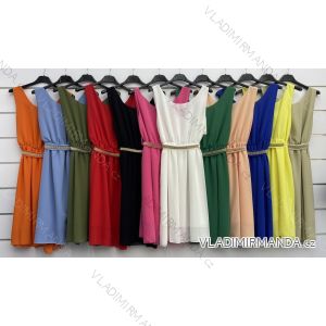 Women's Sleeveless Summer Dress (S / M ONE SIZE) ITALIAN FASHION IMWC222493