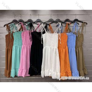 Women's Sleeveless Summer Dress (S / M ONE SIZE) ITALIAN FASHION IMWC222493