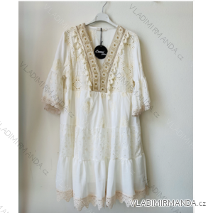 Šaty letní na ramínka dámské (S/M ONE SIZE) ITALSKÁ MÓDA IMPBB22B21841
