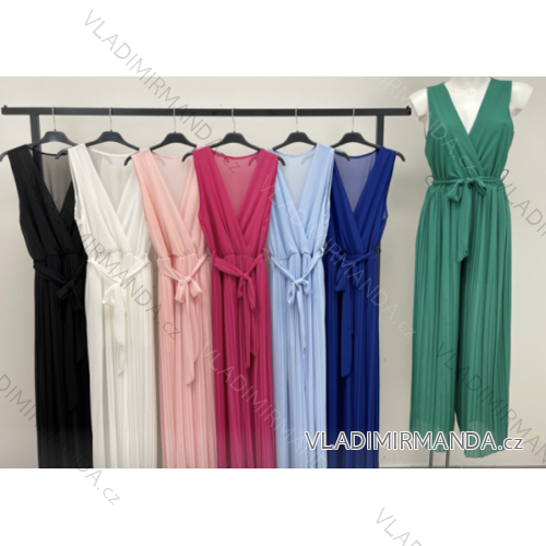 Overal dlouhý bez rukávu dámské (S/M ONE SIZE) ITALSKÁ MÓDA IMPLS2219396