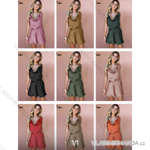 Šaty letní na ramínka dámské (S/M ONE SIZE) ITALSKÁ MÓDA IMPLS229027