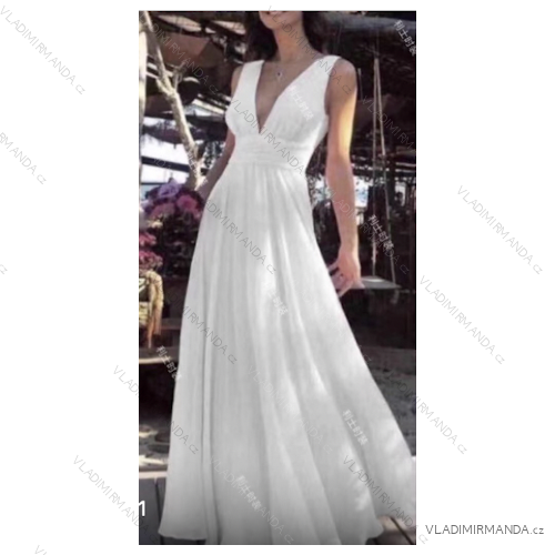 Šaty letní na ramínka dámské (S/M ONE SIZE) ITALSKÁ MÓDA IMPLS229027