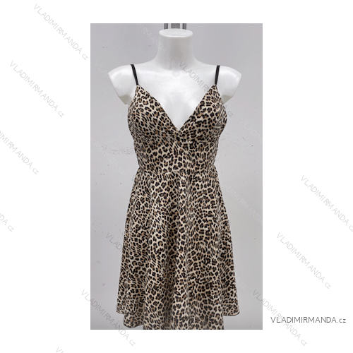 Šaty letní na ramínka dámské (S/M ONE SIZE) ITALSKÁ MÓDA IMPLS229027