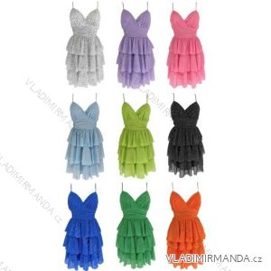 Šaty letní na ramínka dámské (S/M ONE SIZE) ITALSKÁ MÓDA IMPBB22B21841