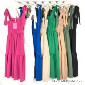 Šaty letní na ramínka dámské (S/M ONE SIZE) ITALSKÁ MÓDA IMPBB22B21841