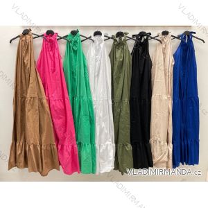 Women's Sleeveless Summer Dress (S / M ONE SIZE) ITALIAN FASHION IMPDY22LS17627