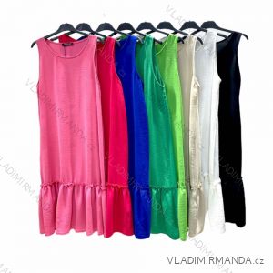 Šaty letní na ramínka dámské (S/M ONE SIZE) ITALSKÁ MÓDA IMPHD229761