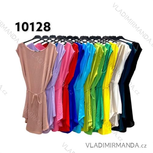 Šaty letní krátký rukáv dámské (S/M ONE SIZE) ITALSKÁ MÓDA IMPHD2217613