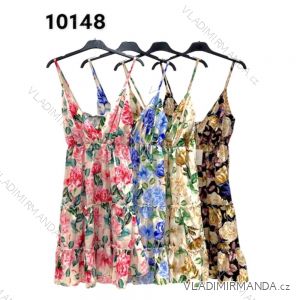 Šaty letní na ramínka dámské (S/M ONE SIZE) ITALSKÁ MÓDA IMPHD229761