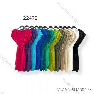 Kurzärmliges Sommerkleid für Damen (S / M ONE SIZE) ITALIAN FASHION IMPHD2222470