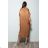 Women's Long Summer Oversized Short Sleeve Dress (S / M ONE SIZE) ITALIAN FASHION IMP22LM24147