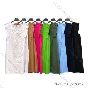 Šaty letní na ramínka dámské (S/M ONE SIZE) ITALSKÁ MÓDA IMPBB22B21841