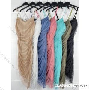 Šaty letní na ramínka dámské (S/M ONE SIZE) ITALSKÁ MÓDA 	 IMPBB22P22695