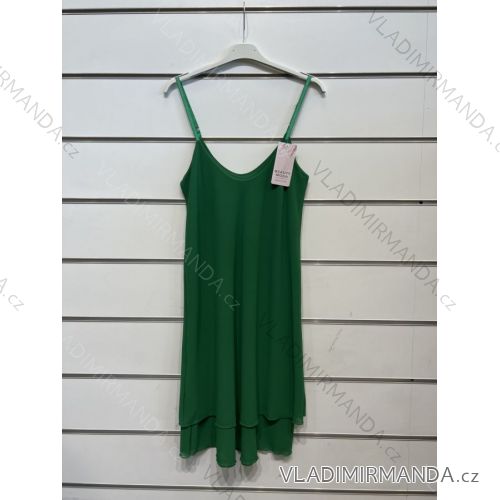 Šaty letní na ramínka dámské (S/M ONE SIZE) ITALSKÁ MÓDA IMPBB22B21841