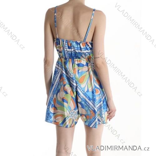 Overal krátký letní na ramínka dámský (S/M ONE SIZE) ITALSKÁ MÓDA IMPDY22LS6199