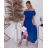 Women's long summer dress carmen (S / M ONE SIZE) ITALIAN FASHION IMP22LM9817