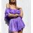Overall Carmen Satin kurz Sommer Damen (S / M ONE SIZE) ITALIAN FASHION IMM22MS18822