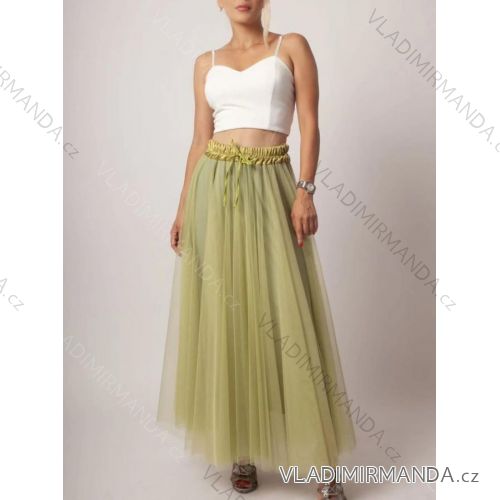 Summer long tulle summer skirt (S / M ONE SIZE) ITALIAN FASHION IMM22Q22197