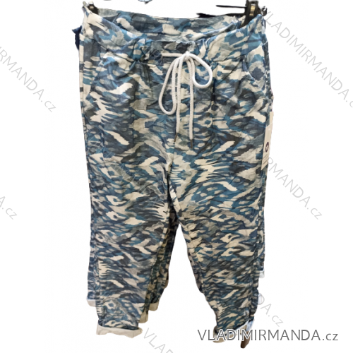 Kalhoty strečové dlouhé dámské (S/M/L ONE SIZE) ITALSKá MóDA IMN22025