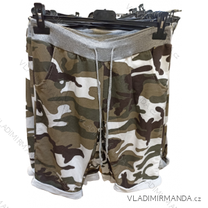 Kraťasy šortky bavlnené dámske (S/M/L ONE SIZE) TALIANSKA MÓDA IMN22032