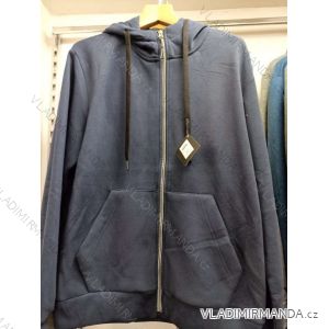 Mikina teplá na zip s kapucí dlouhý rukáv pánská (M-2XL) BENTER BES2246090