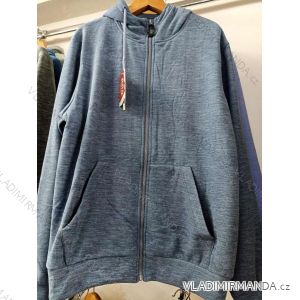 Mikina teplá na zip s kapucí dlouhý rukáv pánská (M-2XL) BENTER BES22005