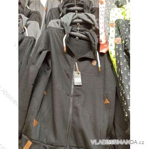 Mikina teplá na zip s kapucí dlouhý rukáv pánská (L-3XL) HDFASHION HKD22001