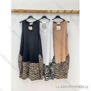 Šaty letní na ramínka dámské (S/M ONE SIZE) ITALSKÁ MÓDA IMPDY22LS17845