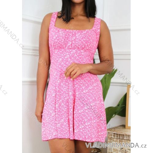 Šaty letní na ramínka dámská (S/M ONE SIZE) ITALSKÁ MÓDA IMP168227691