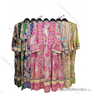 Women's Summer Short Sleeve Dress (S/M ONE SIZE) ITALIAN FASHION IMPLI223740