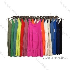 Kalhoty letní dlouhé dámská (S/M ONE SIZE) ITALSKÁ MÓDA IMPDY222XFH0375
