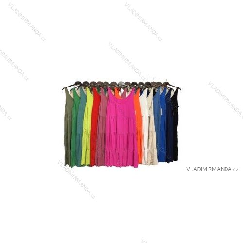 Kalhoty letní dlouhé dámská (S/M ONE SIZE) ITALSKÁ MÓDA IMPDY222XFH0375