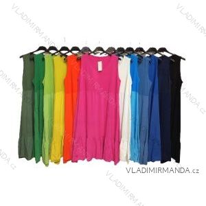 Kalhoty letní dlouhé dámská (S/M ONE SIZE) ITALSKÁ MÓDA IMPDY222XFH0375