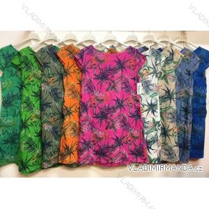 Kalhoty letní dlouhé dámská (S/M ONE SIZE) ITALSKÁ MÓDA IMPDY222XFH0375