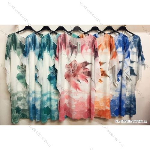 Kalhoty letní dlouhé dámská (S/M ONE SIZE) ITALSKÁ MÓDA IMPDY222XFH0375