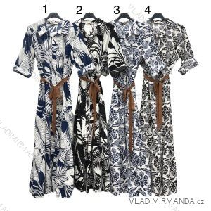 Šaty letní na ramínka dámské (S/M ONE SIZE) ITALSKÁ MÓDA IMPBB22B21841